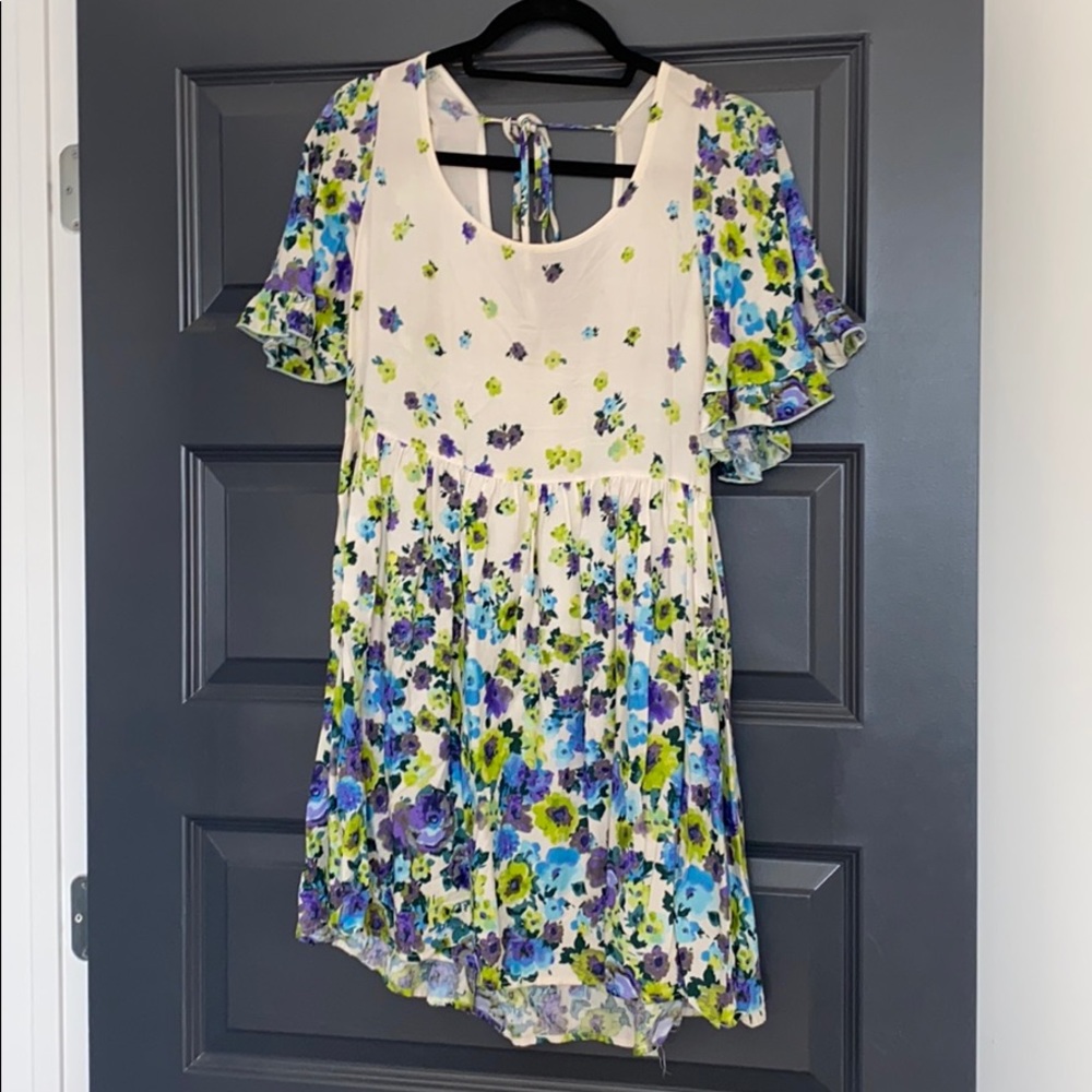 Fun Floral Floaty Dress